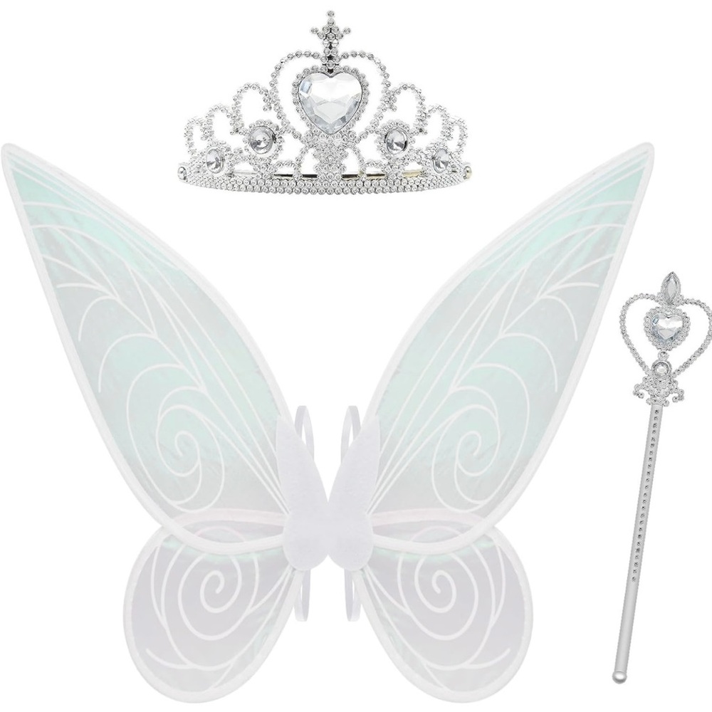 NWT 3 Piece Fairy Set, white